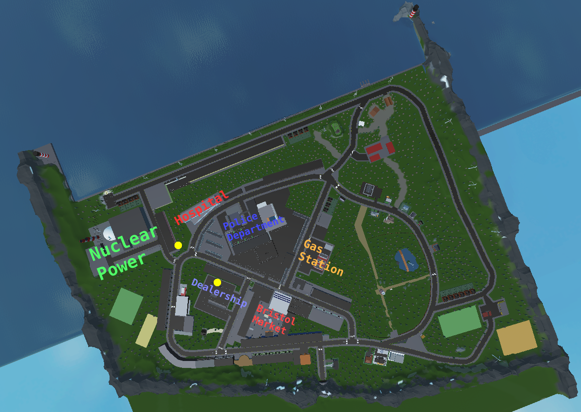 Emergency Bristol Map